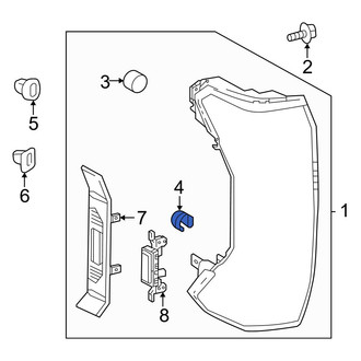 Toyota OE - Tail Light Clip