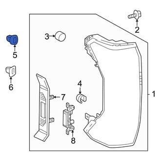 Toyota OE - Upper Tail Light Clip