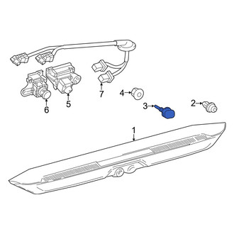 Toyota OE - Center High Mount Stop Light Bolt