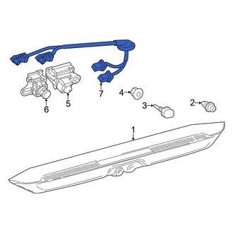 Toyota OE - Rear Park Assist Camera Wiring Harness