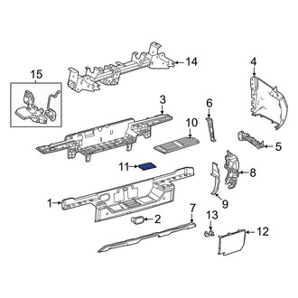Toyota OE - Rear Right Inner Bumper Step Pad