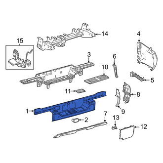Toyota OE - Rear Center Bumper Step Pad