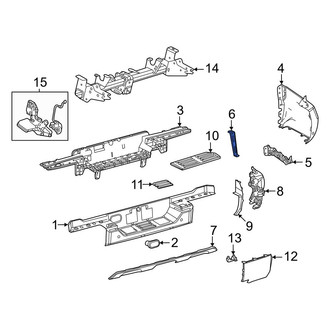 Toyota OE - Rear Bumper Cover Brace