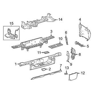Toyota OE - Rear Bumper - Bumper & Components