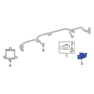 Toyota OE - Rear Outer Parking Aid Sensor Housing