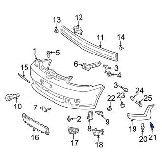 Toyota OE - Door Molding Rivet