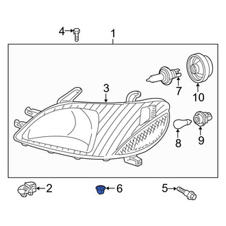 Toyota OE - Grille Grommet