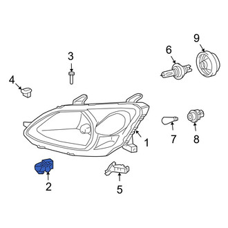 Toyota OE - Headlight Bracket