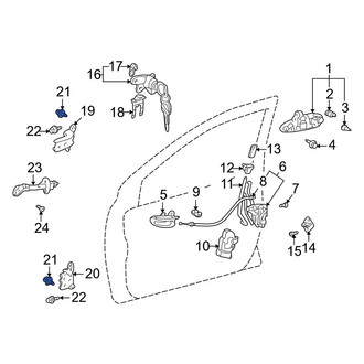 Toyota OE - Front Door Hinge Bolt