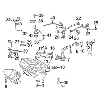 Toyota OE - Fuel Tank Vent Hose Clamp