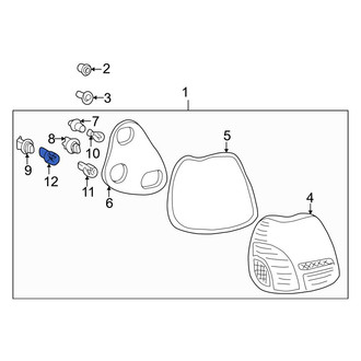 Toyota OE - Rear Turn Signal Light Bulb