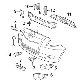Toyota OE - Center High Mount Stop Light Bezel Clip