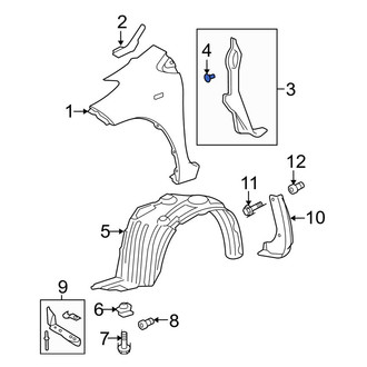 Toyota OE - Fender Clip