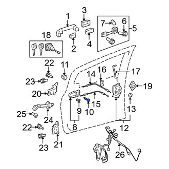 Toyota OE - Console Trim Panel Bolt