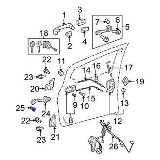 Toyota OE - Door Check Bolt