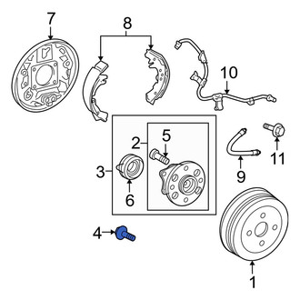 Toyota OE - Axle Hub Mounting Bolt