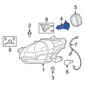 Toyota OE - Front Headlight Bulb