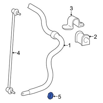 Toyota OE - Front Suspension Stabilizer Bar Link Nut