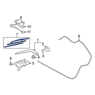 Toyota OE - Rear Wiper Blade