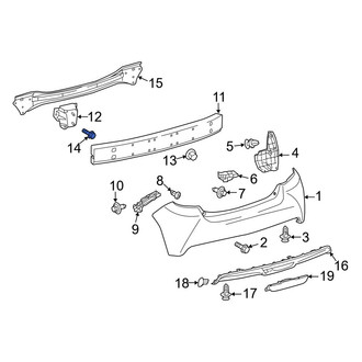 Toyota OE - Radiator Support Air Deflector Bolt