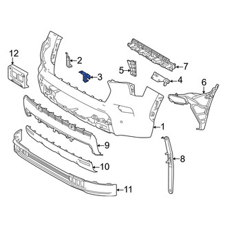 Toyota OE - Left Inner Bumper Cover Bracket