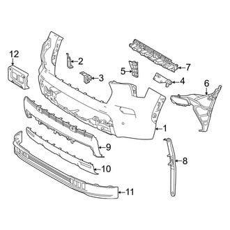 Toyota OE - Front Bumper & Grille - Bumper & Components (Cover and Components)