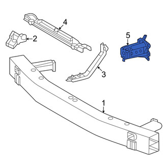 Toyota OE - Front Left Bumper Impact Bar Bracket