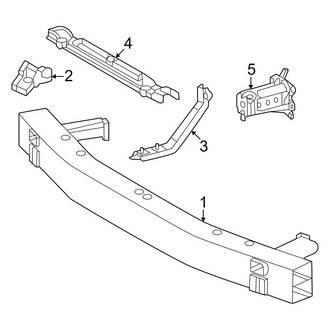 Toyota OE - Front Bumper & Grille - Bumper & Components (Mount Components)