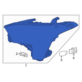 Toyota OE - Front Right Headlight Assembly