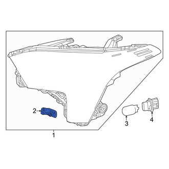 Toyota OE - Right Headlight Bracket