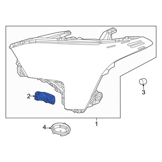 Toyota OE - Left Headlight Bracket
