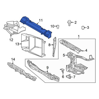 Toyota OE - Front Upper Radiator Support Air Deflector