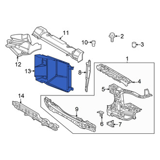Toyota OE - Front Left Radiator Support Air Duct