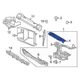 Toyota OE - Front Upper Radiator Support Tie Bar