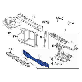 Toyota OE - Front Lower Radiator Support Tie Bar