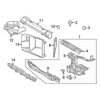 Toyota OE - Radiator Support