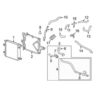 Toyota OE - Cooling - Radiator & Components (Auxiliary)