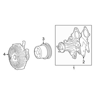Toyota OE - Cooling - Water Pump (Capstone / Limited / Platinum / SR5 / TRD Pro)