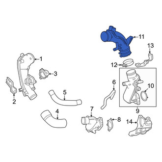 Toyota OE - Right Engine Air Intake Hose