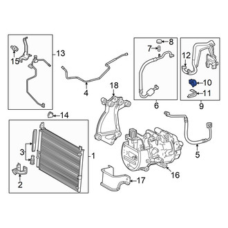 Toyota OE - A/C Refrigerant Line Clamp