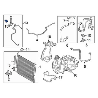 Toyota OE - A/C Refrigerant Pressure Sensor