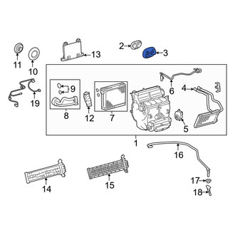 Toyota OE - HVAC Heater Core Grommet