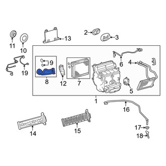 Toyota OE - A/C Refrigerant Liquid Hose