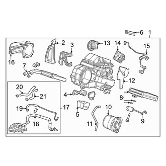 Toyota OE - Air Conditioner & Heater - Blower (Rear)
