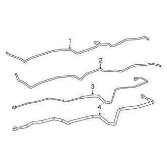 Toyota OE - Air Conditioner & Heater - Hoses & Pipes (Center)