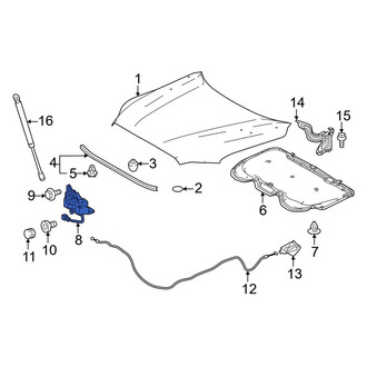 Toyota OE - Front Hood Latch