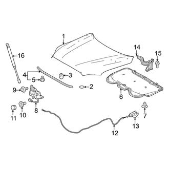 Toyota OE - Hood & Components