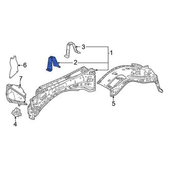 Toyota OE - Rear Right Fender Bracket