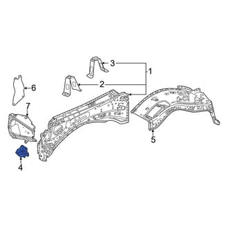 Toyota OE - Front Left Fender Outrigger