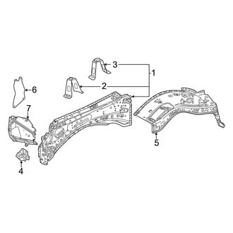 Toyota OE - Fender - Inner Components